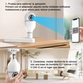 thumbnail image 2 of Camara de Seguridad WiFi 2MP Foco 360° Panorámica Con un Adaptadores de Enchufes-Bombillas, 2 of 7