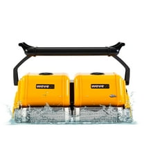 Dolphin Wave 140 Commercial Robotic Pool Vacuum Cleaner up to 127 FT - with Multi-Purpose Caddy