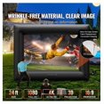 thumbnail image 2 of 24FT Inflatable Movie Screen Projector Screen, 288inch Outdoor Backyard Theater with 360W Blower, Portable Blow Up Projector Screen for Films, Games, 2 of 6