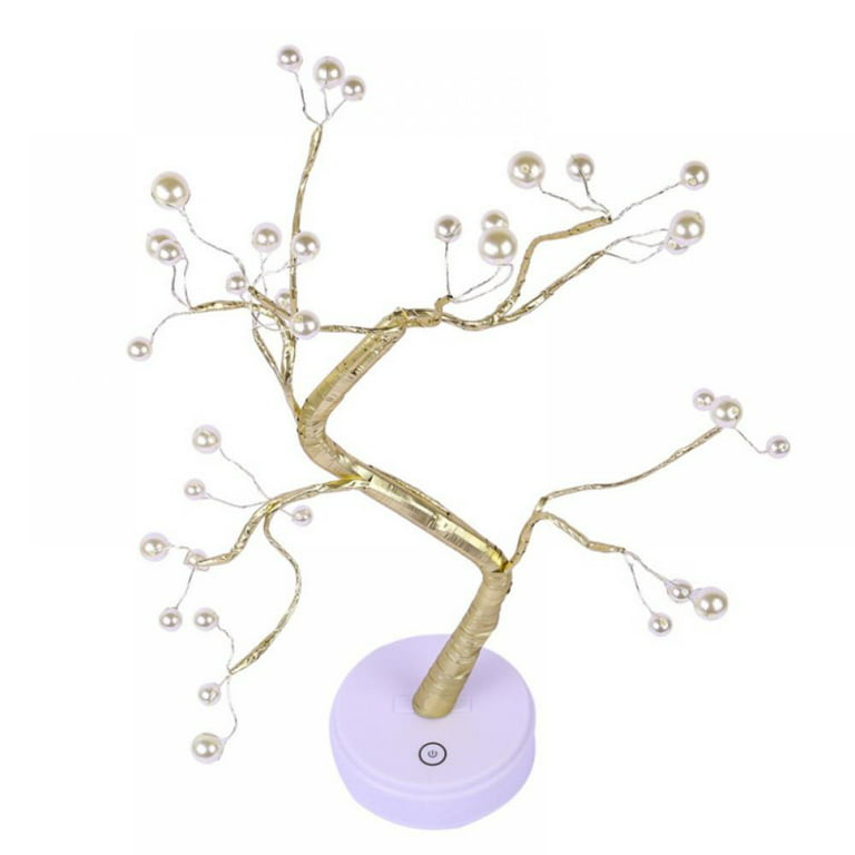 20 Tabletop Bonsai Tree Light With 36 Pearls LED, Electronic