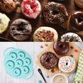 thumbnail image 5 of Bandeja para hacer muffins para hornear mini donuts de silicona con 7 orificios, 7 donuts de tamaño completo, sin BPA., 5 of 5