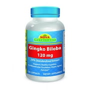 Nova Nutritions Gingko Biloba 120 mg 120 Capsules