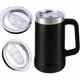 thumbnail image 1 of wonima44 2Pack Replacement Lids Compatible with Stanley 24oz Beer Stein, Lid Compatible with Stanley Beer Mug with Handles, Leak-Proof Insulated Cup Lid for Mug, 1 of 1