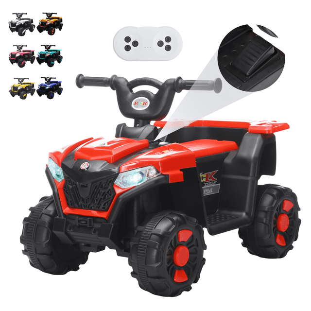 Cuatrimoto Eléctrica Para Niños Dodo Kids Bdm803 Batería 6v Rojo