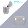 thumbnail image 5 of MATEPROX AirPods Pro 2 Case, Silicone AirPods Pro 2nd Gen [2022] Cover with Keychain/Handstrap-Gray, 5 of 8