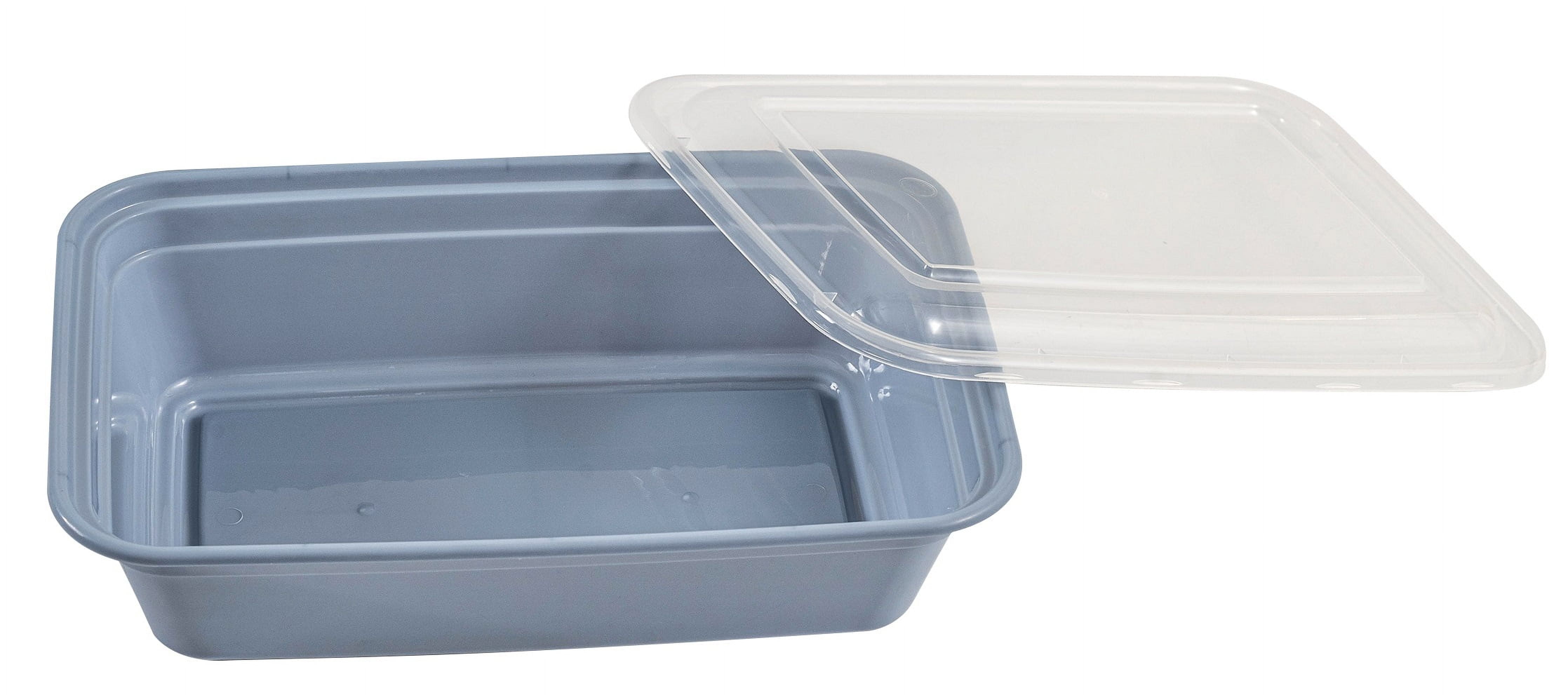 Mainstays 10 Piece Meal Prep Food Storage Containers Blue