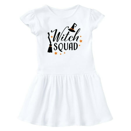 

Inktastic Witch Squad with Hat and Broom Gift Baby Girl Dress