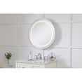 thumbnail image 4 of Elegant Decor MRE22828 28 in. Helios Hardwired LED Mirror with Touch Sensor & Color Changing Temperature - 3000K-4200K-6400K, 4 of 4