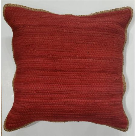 Lr Resources Pillo07285redffpl 20 X 20 In Square Pillow 44 Red