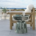 thumbnail image 6 of Afuera Living Contemporary Green Indoor/Outdoor Concrete End Table, 6 of 6