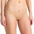 thumbnail image 2 of Ambrielle Tulip Lace Cheeky Panty - Pecan Praline - Ladies Small, 2 of 3