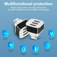 thumbnail image 3 of Destyer Chargeur 3-en-1 Hub USB 3 Ports avec Indicateur LED Séparateur Adaptateur Circuit pour Protection Mise à Niveau Rallonge 2 Pcs 1Ensemble, 3 of 6