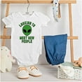 thumbnail image 3 of Funny Nerdy Aliens UFOs Believers Romper Boys or Girls Infant Baby Brisco Brands 18M, 3 of 7