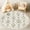 Color 1, variant on Washable Non Slip 3ft Round Rug, Vintage Art Deco Geometric decorative circles Retro White Circle Area Rugs with Tassels Carpet for Nursery Bedroom Living Room Playroom Tent Rug