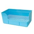 thumbnail image 4 of BELOVING Pet Rabbit Litter Box Bedpan Rabbit Urinal Tray for Ferrets Chinchillas Rats Blue, 4 of 8