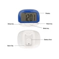 thumbnail image 4 of Multifunctional Pedometer, Distance Calorie Pedometer Big Screen Clock Display 2D Step Counter With Back Clip Multifunctional For Walking Running, 4 of 8