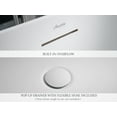 thumbnail image 7 of Momo 59" W X 29.5" D Freestanding Acrylic Bathtub in White, 7 of 7