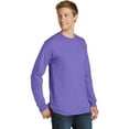 thumbnail image 4 of Port & Company Pigment Dyed Long Sleeve Pocket Tee-2XL (Amethyst), 4 of 6