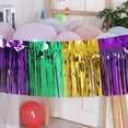 thumbnail image 2 of Nvzi-c 5 Pack Foil Fringe Banner Hanging Patry Decoration Backdrop for Baby Shower, Highchair, Birthday Macron Banner Backdrop Decor 118 In(L) X 11.8 In(W)，Bright gradient color, 2 of 3