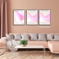 thumbnail image 3 of 3 Piece Pink Gradient Aura Energy Canvas Wall Art Trippy Positive Affirmations Room Aesthetic Posters Modern Minimalist Angel Number Spiritual Quotes Prints Paintings 12x16in Unframed, 3 of 6