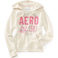 thumbnail image 1 of Aeropostale New York City 1987 - Sudadera con capucha para mujer, color blanco, grande Aeropostale Sudadera, 1 of 1