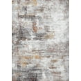 thumbnail image 3 of BERTHMEER 3'x5' Gray Multicolor Abstract Area Rugs for Office Entryway Washable Rugs Non-slip, 3 of 4