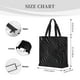 thumbnail image 3 of Fotbe Abstract Black And White Waves Bolsa Tote con Estampado para Mujer, Bolsos con Cremallera, Bolsa de Hombro Casual de Gran Capacidad con Bolsillos Internos, 3 of 7