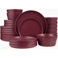 thumbnail image 1 of Stone Lain Chelsea Ensemble de Vaisselle en Grès 24 Pcs, Violet, 1 of 3