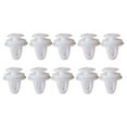 thumbnail image 2 of relayinert 50 Pcs Fixation de Panneau de Porte Garniture Intérieure de Voiture Clips Fixes Résistants à l'Usure Ensemble Rivet pour Boucle Petit Retenue Flexible Blanc 1ensemble, 2 of 6