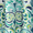 Blue_Green, variant on Lush Decor Clara Damask Polyester Shower Curtain, 72"x72"