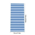 thumbnail image 4 of Taotanxi Beach Towel - Oversized Mircofiber Beach Towel 27.56'' x 59.06'', Striped Lightweight Pool Towel, Swim Travel Towel for Adults Mens Women,Blue#1081, 4 of 6