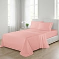 thumbnail image 6 of Elegant Comfort 4-Piece Microfiber Bed Sheet Set, Queen, Dusty Rose - Deep Pocket, 6 of 10
