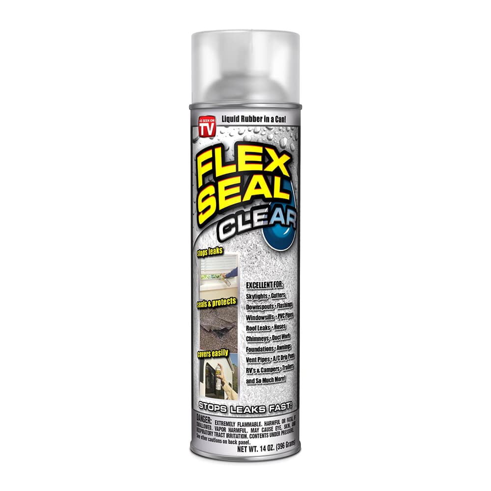 stoomboot Subsidie Ik heb een Engelse les Flex Seal Aerosol Liquid Rubber Sealant Coating, 14 oz, Clear - Walmart.com