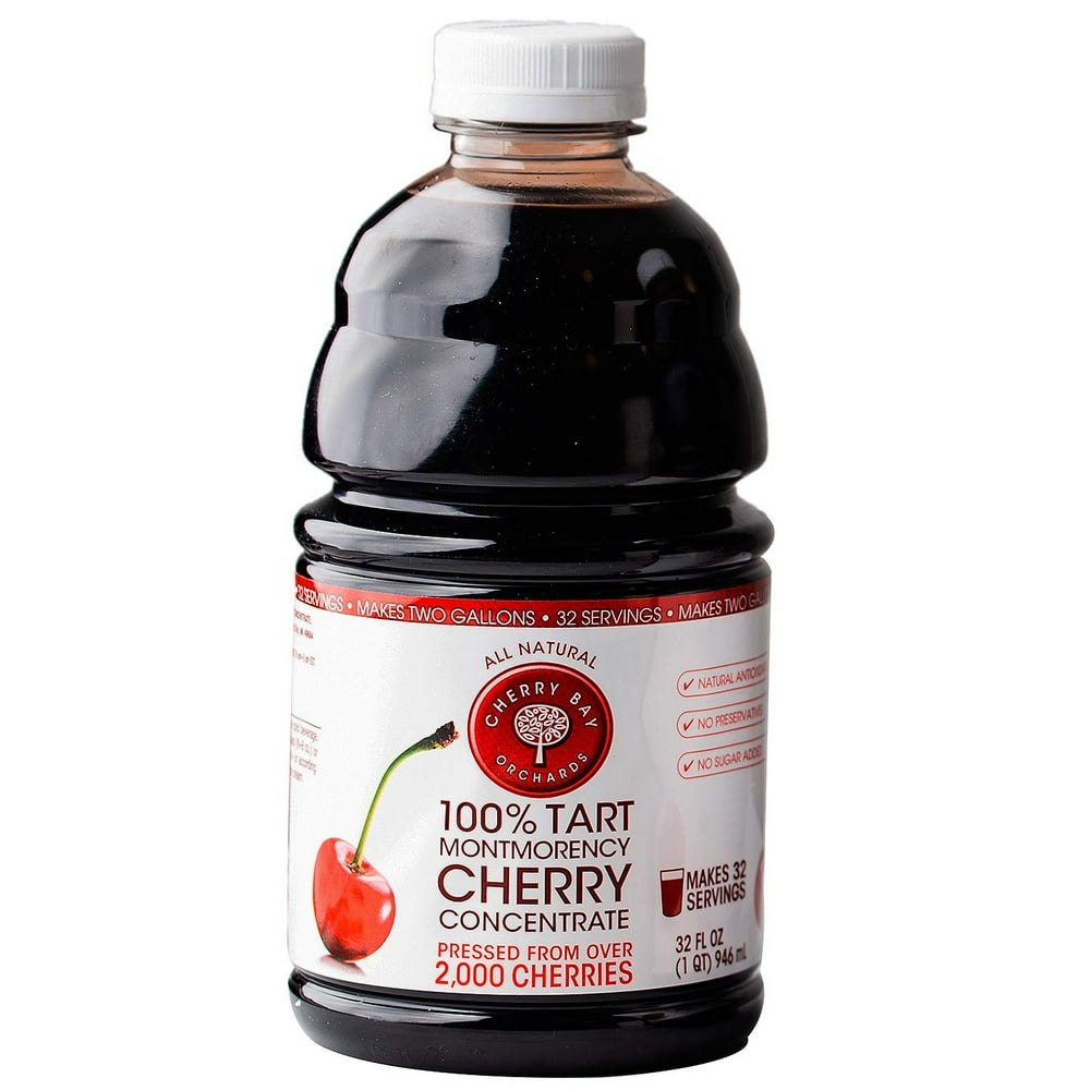 Cherry Bay Orchards Tart Cherry Concentrate Natural Juice to Promote