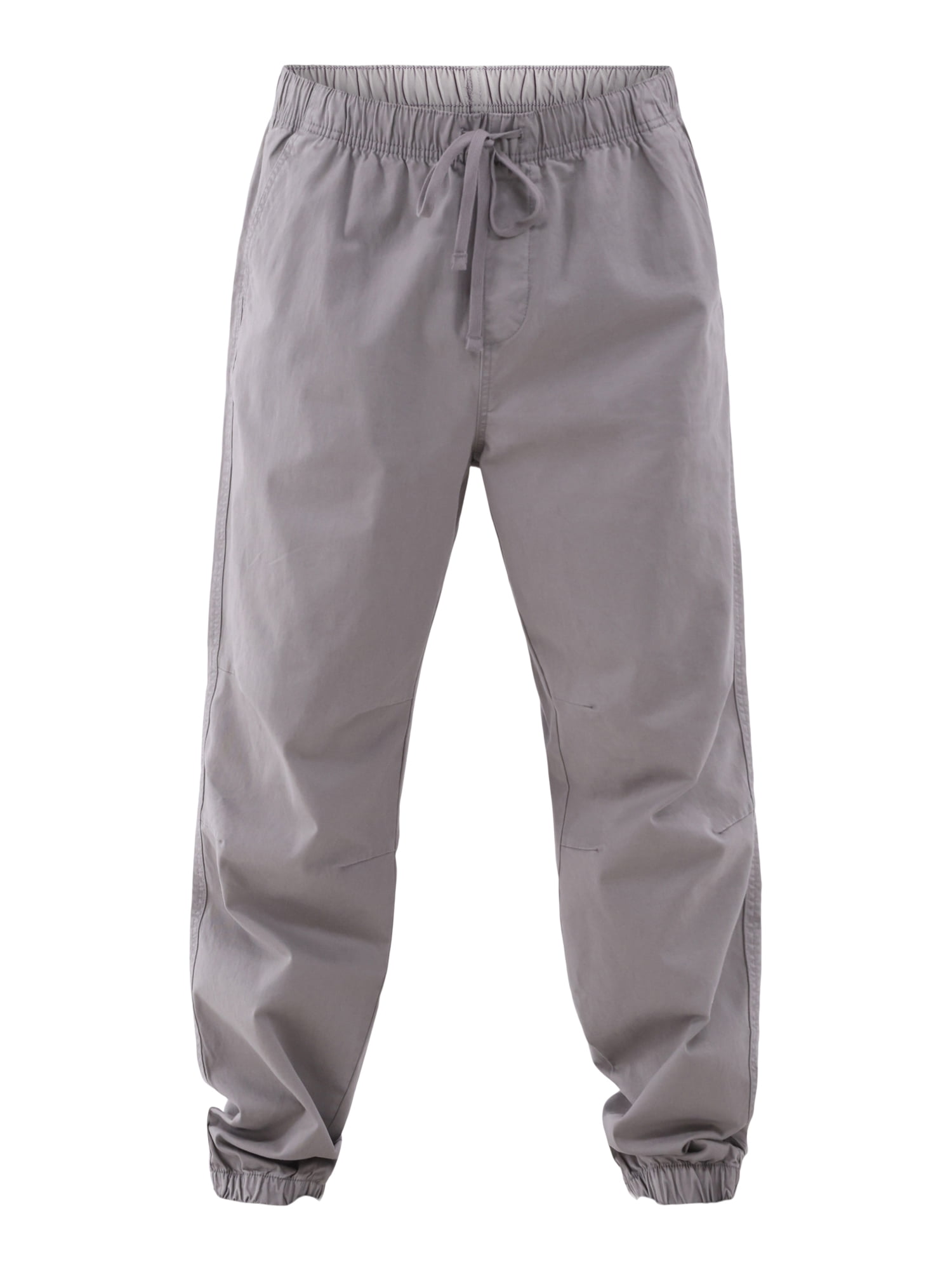 No Boundaries Men's and Big Men's Cotton Blend Twill Jogger Pants, Sizes XS-3XL
