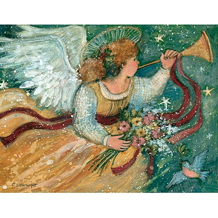 Lang "trumpeting Angel" Boxed Christmas