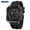 Black, variant on Square Analog-Digital Sports Watch Waterproof Multicolor Chronog LED Alarm Wrist Watch