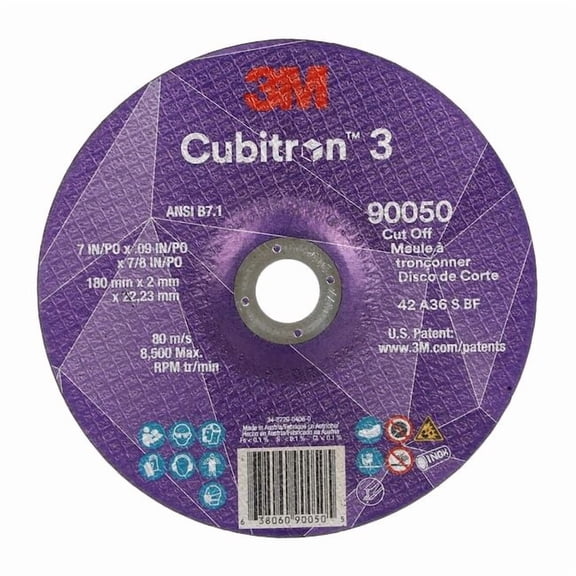 3m Cubitron Cut-Off Wheel,36 Grit 90050