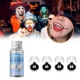 thumbnail image 1 of De Dientes De Vampiro Con Adhesivo Halloween Dientes De Vampiro Cosplay Dientes De Vampiro Para Hombres Lobo Zombis Vampiros 4 Pares Serendint HA038618-00, 1 of 6