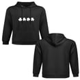 thumbnail image 2 of Sudadera con capucha de trébol de cuatro hojas de la suerte, sencilla y fresca, de algodón agradable para la piel, estilo unisex., 2 of 5