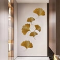 thumbnail image 5 of NAMZI 2pcs Metal Wall Art Decor for Living Room, Home Decor Living Room Wall Decor, Silhouette Wall Art(Golden), 5 of 5
