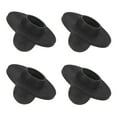 thumbnail image 1 of Uxcell Paquete de 4 Pies para Silla de Camping, 0.55"/ 14mm Diámetro de Tubo Cubiertas de Pierna Antideslizantes Reemplazo para Exteriores, Negro, 1 of 1