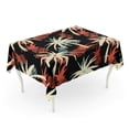 thumbnail image 1 of LADDKE Colorful Exotic Silhouettes Coconut Palm Trees and Pineapples Abstract Tablecloth Table Desk Cover Home Party Decor 60x84 inch, 1 of 1