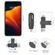 thumbnail image 5 of Unidad flash de 256 GB para teléfono, memoria USB C HUNPINS de 170 M/S de alta velocidad, multipuerto, compatible con teléfonos, tabletas y PC Android (negra), 5 of 5