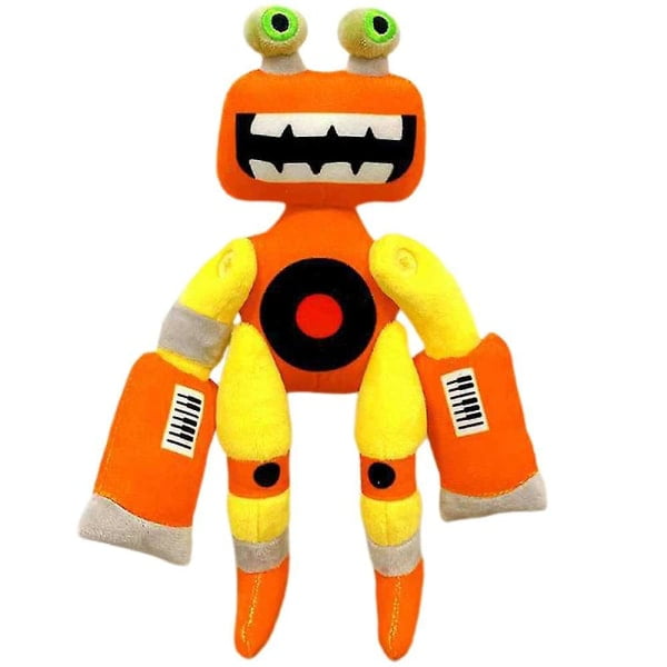 "Caraele 11'' Wubbox My Singing Monsters Plyschfigur Docka Mjuk Plyschleksaker Liten Kompis Barn Födelsedagspresenter"