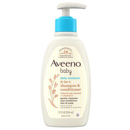 Aveeno Baby 2 In 1 Shampoo And Conditioner, 12 Fluid Ounce -- 12 Per Case