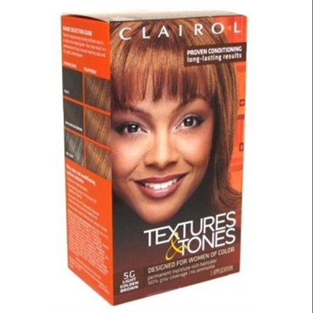 Clairol Textures & Tones 5G Light Golden Brown, 1 ea (Pack ...