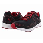 361 Mens Breeze Black / Red Ankle-High Fabric Running Shoe - 9.5M