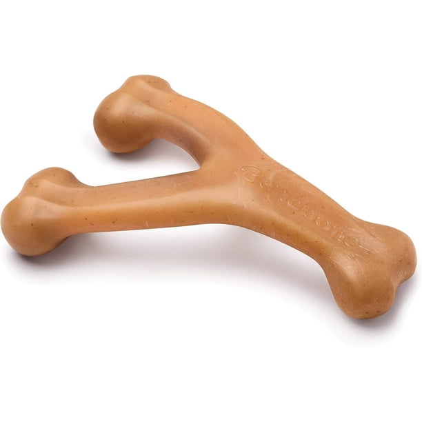 Juguete Mordedor Wishbone Benebone Sabor Pollo Real Grande para Perro