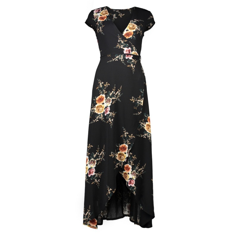 maxi dress front split